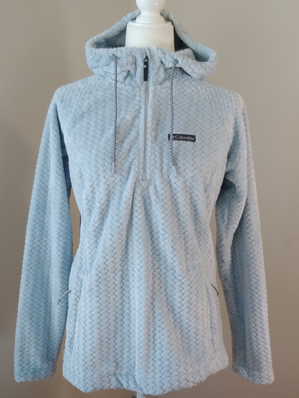 Columbia Ruby Lake Fleece Half-Zip Pullover in Sky Blue Women's Small